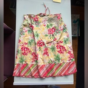 Heart Soul Floral Hawaiian Midi Skirt